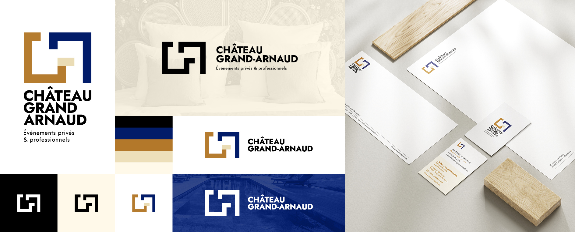 CHÂTEAU GRAND-ARNAUD - planche logos exemple