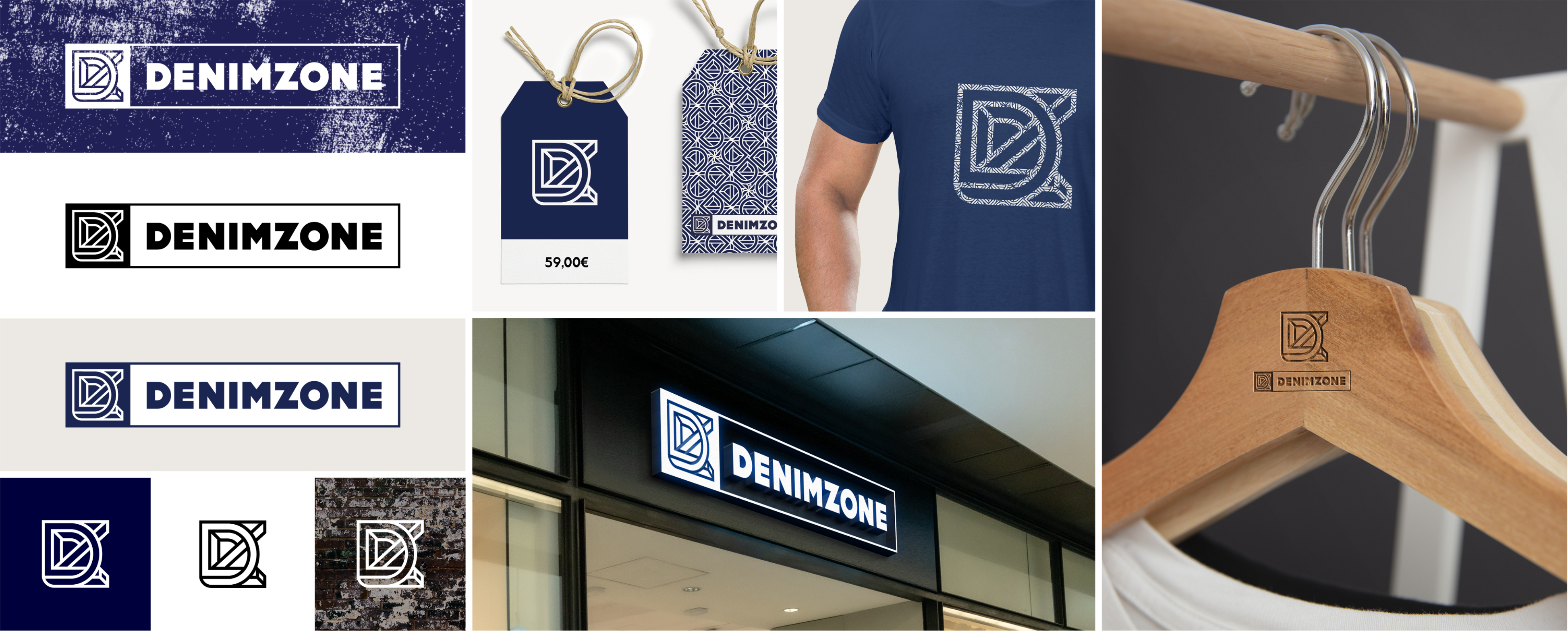 DENIMZONE - planche logos exemple