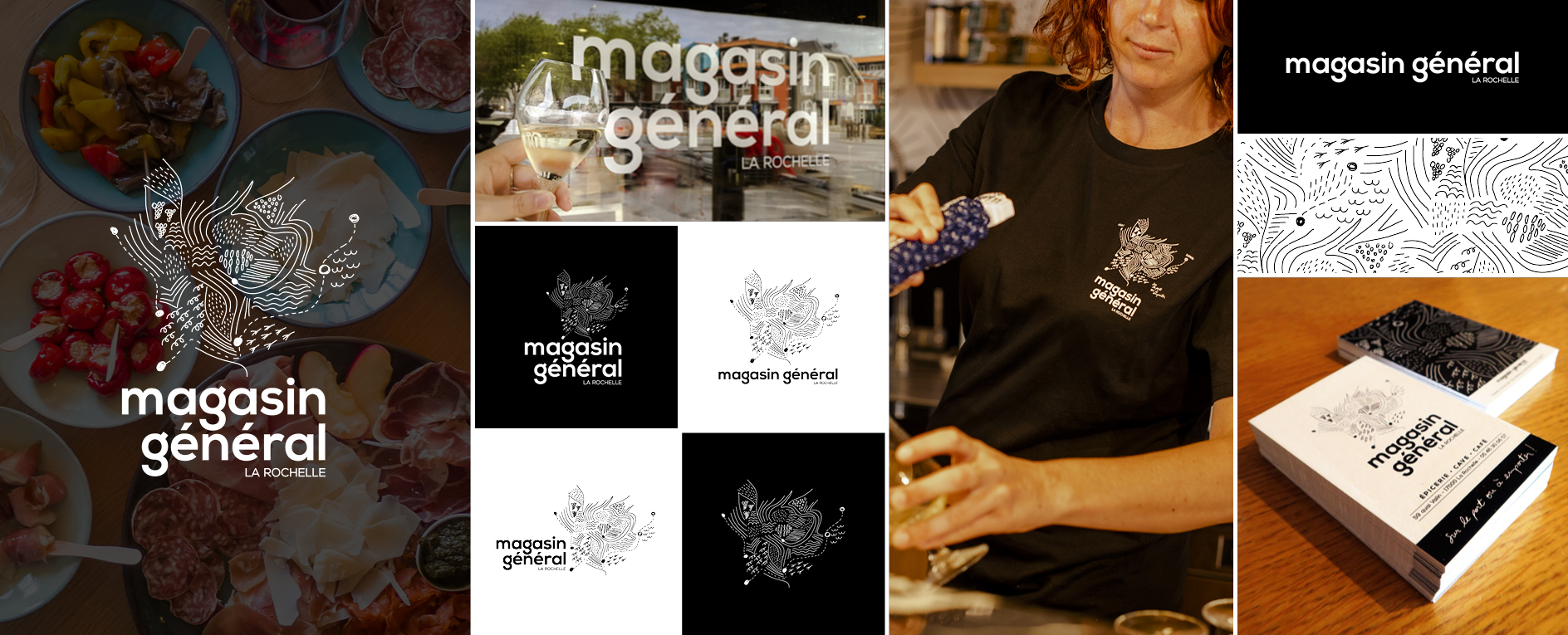 MAGASIN GÉNÉRAL - logo, identité graphique, mise en situation